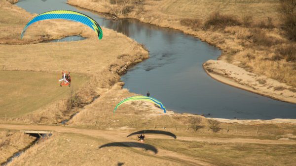 Paralotnia w okolicach Warszawy